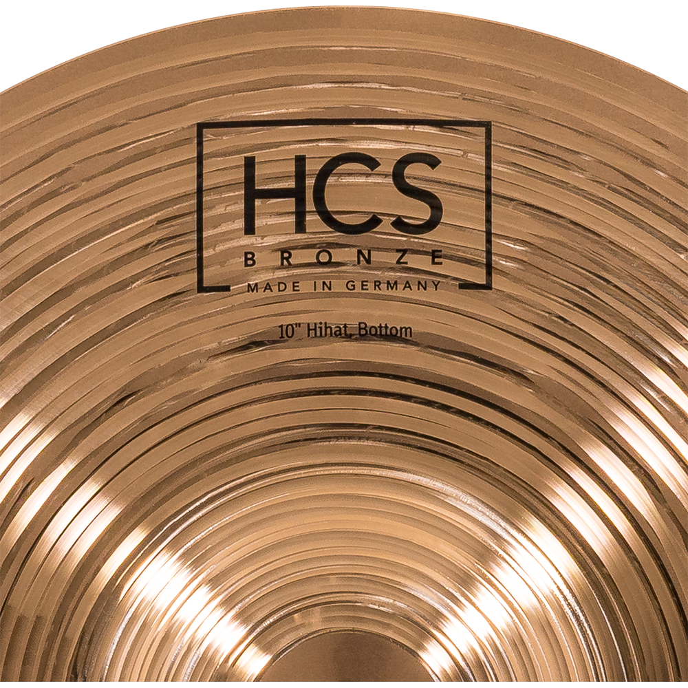 10 HCSB10H MEINL Cymbals HCS Bronze HiHat
